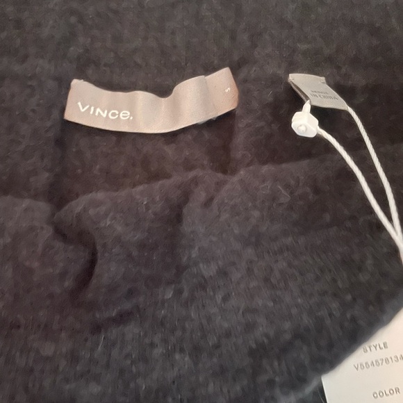 🤍NWT VINCE cashmere knee length skirt charcoal sz S - Picture 3 of 3